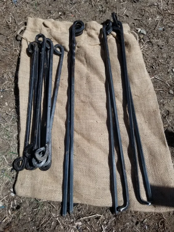 CAMP GRILL,24×24 hand forged, heavy duty. bag included! Seen on fallout - Image 9