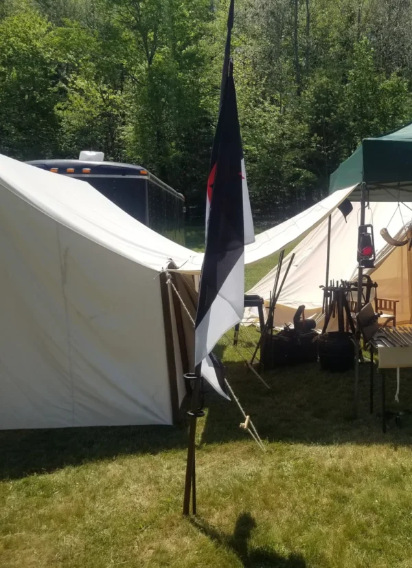 HAND FORGED portable hole flag holder - Image 3