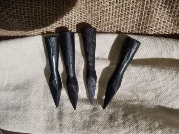 HAND FORGED bodkin TYPE 10 arrowhead 6 pack - Image 2