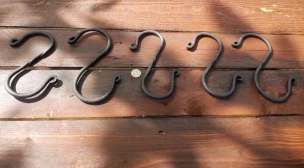 hand forged Xl hook 5 PACK