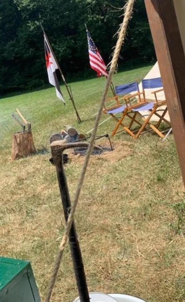 HAND FORGED portable hole flag holder - Image 5